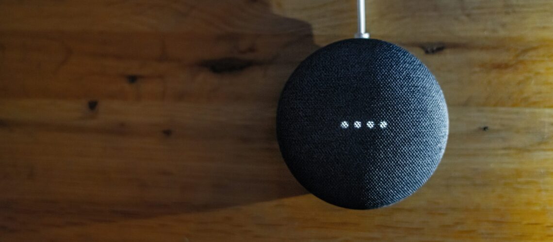 blue ball on a wooden surface