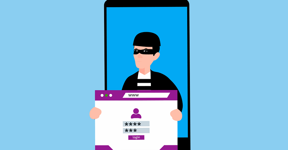 Free phishing scam website vector