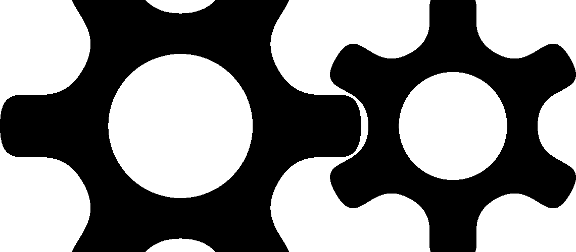 Free gear machine mesh vector