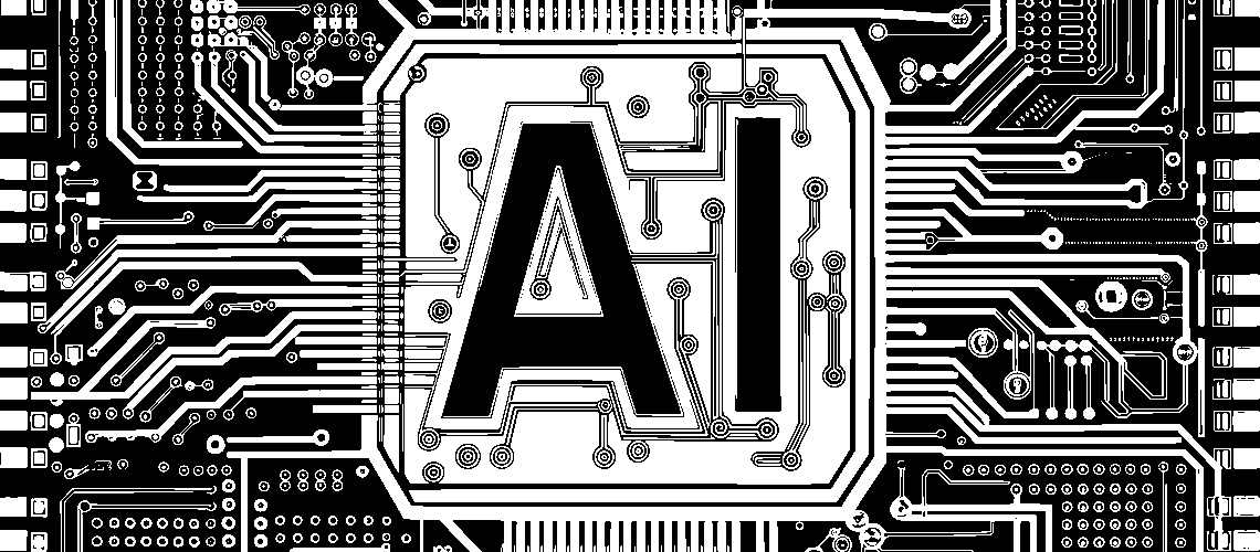 Free ai generated artificial intelligence typography vector