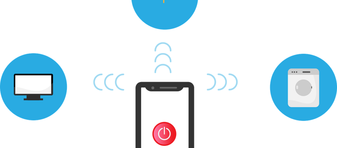 Free internet of things iot network vector