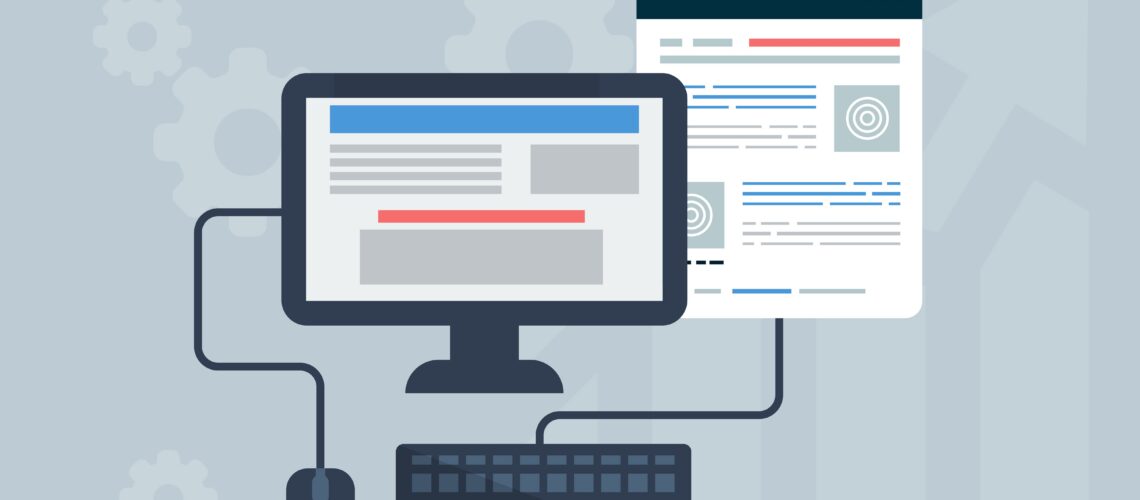 Free web design user interface website illustration